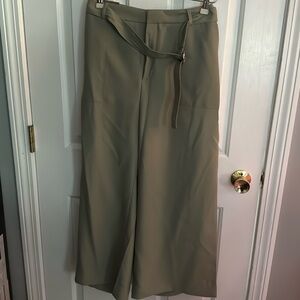 Olive green cropped pants from Banana Republic. NWT
